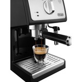 DeLonghi Autentica ECP33.21.BK machine à café Semi-automatique Machine à expresso 1,1 L Noir/Argent, Machine à expresso, 1,1 L, Café moulu, 1100 W, Noir
