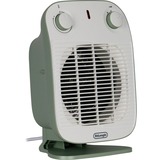 DeLonghi HFS50B20.GR Intérieure Vert, Blanc 2000 W Chauffage de ventilateur électrique, Radiateur soufflant Vert, Chauffage de ventilateur électrique, IP21, Intérieure, Bureau, Sol, Table, Vert, Blanc, Rotatif