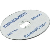 Dremel EZ SpeedClic : pack de 12 disques à tronçonner pour la découpe des métaux., Disque de coupe Disque de meulage, Métal, 35000 tr/min, 3,8 cm, 12 pièce(s)
