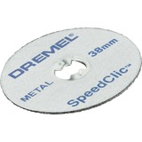 Dremel EZ SpeedClic : pack de 5 disques à tronçonner pour la découpe des métaux., Disque de coupe Disque de meulage, Métal, 35000 tr/min, 3,8 cm, 5 pièce(s)