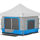 E-Z Up Camping Cube 6.4 Straight, Splash, Tente Bleu clair/gris