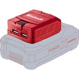 Einhell 4514120 adaptateur de puissance & onduleur Universel Noir, Rouge Rouge, Universel, Universel, 18 V, 5 V, 2,1 A, Einhell