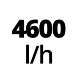 Einhell GE-SP 3546 RB 350 W 4600 l/h, Pompe Rouge/Noir, 350 W, Secteur, 4600 l/h, Noir, Rouge