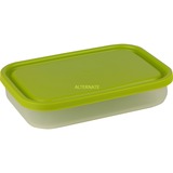 Emsa CLIP & GO XL Boîte de rangement alimentaire 2,3 L Vert, Transparent 1 pièce(s), Lunch-Box Vert/transparent, Boîte de rangement alimentaire, Adulte, Vert, Transparent, Monochromatique, Rectangulaire, Allemagne
