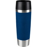 Emsa TRAVEL MUG Grande Tasse Noir, Rouge, Acier inoxydable 1 pièce(s), Gobelet bleu, Unique, 0,5 L, Noir, Rouge, Acier inoxydable, Polypropylène (PP), Silicone, Acier inoxydable, 12 h, 6 h