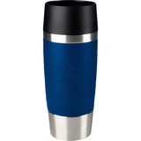 Emsa TRAVEL MUG Tasse Bleu, Gobelet bleu foncé, Unique, 0,36 L, Bleu, Acier inoxydable