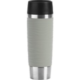 Emsa Waves Grande 500 ml Noir, Gris, Acier inoxydable Acier inoxydable, Gobelet Gris, Noir, Gris, Acier inoxydable, Silicone, Acier inoxydable, Acier inoxydable, Polypropylène (PP), 4 h, 8 h