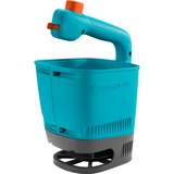 GARDENA 00431-20 distributeur manuel 1,8 L, Épandeur Turquoise/Noir, 1,8 L, 4 m, Bleu, Gris, Orange