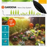GARDENA Kit d'arrosage goutte-à-goutte pour rangées de plantes S, Systèmes de goutte à goutte Noir