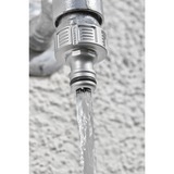 GARDENA Nez de robinet Premium 26,5 mm (G 3/4"), Raccord de robinet Argent, Connecteur de robinet, 3/4", Métal, Métallique