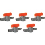 GARDENA Régulateur pour micro-asperseur Gris/Orange, Connecteur de tuyau, 5 pièce(e)