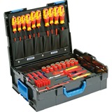 GEDORE 2979063 Caisse à outils pour mécanicien, Set d'outils Rouge/Jaune