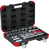 GEDORE R69003024 douills et ensemble de douilles, Clés mixtes à cliquet Rouge/Noir, 85 mm