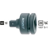 Hazet 1007S-1 clé de bricolage 1 pièce(s), Adaptateur pour clés mixtes à cliquet Noir, 1 pièce(s), 5,6 cm, 330 g