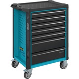 Hazet 179N-6 étagère fonctionnelle Plastique Acier inoxydable Noir, Bleu, Chariot à outils Bleu/Noir, 6 étagères, Plastique, Acier inoxydable, Noir, Bleu, 25 kg, 4 roue(s)