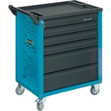 Hazet Assistent 177-6 Acier Noir, Bleu, Chariot à outils 6 étagères, Acier, Noir, Bleu, 20 kg, 4 roue(s), 498 mm