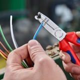 KNIPEX Barre de démontage 1342165, Pince à dénuder Rouge/Bleu