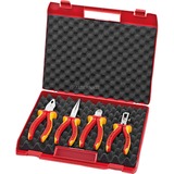 KNIPEX Coffret compact 00 20 15, Set de pinces Rouge/Jaune, avec outils VDE