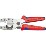 KNIPEX Coupe-tubes Rouge/Bleu, pour tubes PER et Multicouche et gaines de protection