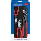 KNIPEX Jeu de pinces spécial force, Set de pinces Noir, outils livrés dans un emballage thermoformé à couvercle transparent
