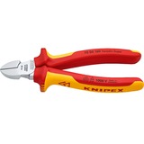 KNIPEX Pince coupante de côté 70 06 160, Tenailles de cran Jaune, isolées par gaines bi-matière, certifiées VDE