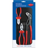 KNIPEX Set d’outillage Bestseller, Set de pinces bleu/Noir, outils livrés dans un emballage thermoformé à couvercle transparent