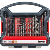 KWB Perceuse, ensembles embouts Noir/Rouge