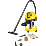 Kärcher WD 3 Battery Premium Set, Aspirateur sec/humide Jaune/Noir, 1.629-951.0, batterie incluse