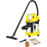 Kärcher WD 3 Battery Premium, Aspirateur sec/humide Jaune/Noir, 1.629-950.0, Batterie non incluse