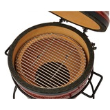 Kamado Joe Junior barbecue au charbon de bois Rouge/Noir, Ø 34 cm