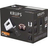 Krups 3 Mix 5500 Batteur à main 500 W Noir, Acier inoxydable, Blanc, Mélangeur à main Blanc/Noir, Batteur à main, Noir, Acier inoxydable, Blanc, Acier inoxydable, 500 W, 165 mm, 260 mm
