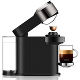 Krups Vertuo Next XN910C10 machine à café Cafetière à dosette 1,1 L, Machine à capsule Noir/chrome, Cafetière à dosette, 1,1 L, Capsule de café, 1500 W, Noir, Gris