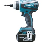 Makita Tournevis Quadro sans fil DTP141RMJ 18V, Perceuse à percussion Bleu/Noir, bleu/noir, MAKPAC taille 2, 2x batterie Li-Ion (4.0 Ah)