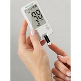 Medisana MediTouch glucomètre Blanc 5 s 0,6 µl, Lecteur de glycémie 50 mm, 12 mm, 98 mm, 45 g
