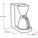 Melitta Enjoy Therm, Machine à café à filtre Blanc