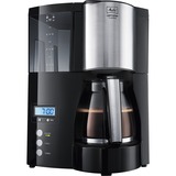 Melitta Optima Timer Noir 100801, Machine à filtre Noir/en acier inoxydable, Machine à café filtre, 1 L, Café moulu, 850 W, Noir