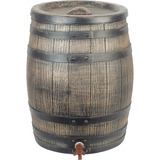 Nature Tonneau de pluie aspect bois, 50 litre Bois