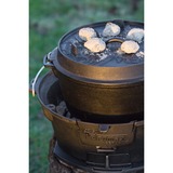 Petromax Barbecue en fonte tg3 Noir, Ø 42 cm