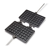 Petromax Moule à gaufres wf-iron-s, Moule de cuisson Noir/bois