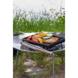 Petromax Pince à barbecue et à charbon za1, Ustensiles de barbecue Acier inoxydable/bois, 41 cm
