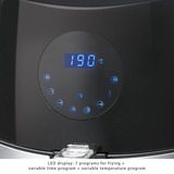 ProfiCook PC-FR 1147 H, Friteuse à air chaud Noir/en acier inoxydable