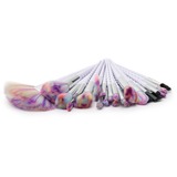 Rio Collection de pinceaux de maquillage Licorne, Brosse Blanc/Rose, 24 pinceaux de maquillage professionnels