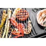 Rommelsbacher  2003 Noir, Argent Autoportante 1900 W barbecue électrique Noir/en acier inoxydable, Noir, Argent, Autoportante, Acier inoxydable, 2 zone(s), 500 x 250 mm, Rotatif