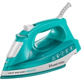 Russell Hobbs 24840-56 fer à repasser Fer à vapeur Turquoise, Blanc 2400 W Turquoise/Blanc, Fer à vapeur, 2 m, 90 g/min, Turquoise, Blanc, 30 g/min, 0,24 L