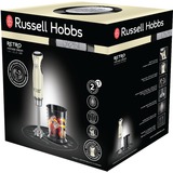 Russell Hobbs Retro Staafmixer Cream 25232-56, Batteur électrique Crème