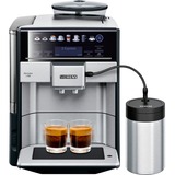 Siemens EQ.6 plus s700 Entièrement automatique Machine à expresso 1,7 L, Machine à café/Espresso Acier inoxydable/Noir, Machine à expresso, 1,7 L, Café en grains, Broyeur intégré, 1500 W, Noir, Acier inoxydable