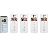 Smartwares DIC-22142 Video intercom systeem, Parlophone Blanc/en aluminium