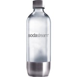 SodaStream Soda Bouteille PET 1 L, Gourde Transparent/en acier inoxydable, en acier inoxydable