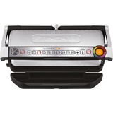 Tefal OptiGrill+ XL GC724D grill à contact électrique Acier inoxydable brossé/Noir