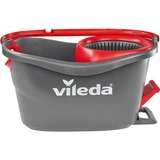 Vileda Turbo EasyWring & Clean Box, Serpillère Noir/Rouge